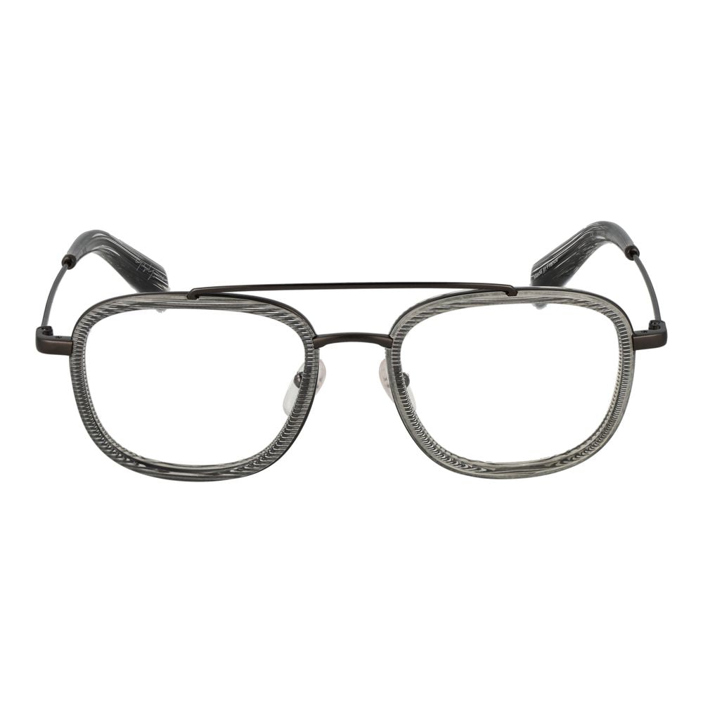 Yohji Yamamoto Gray Men Optical Frames - ACCEXO