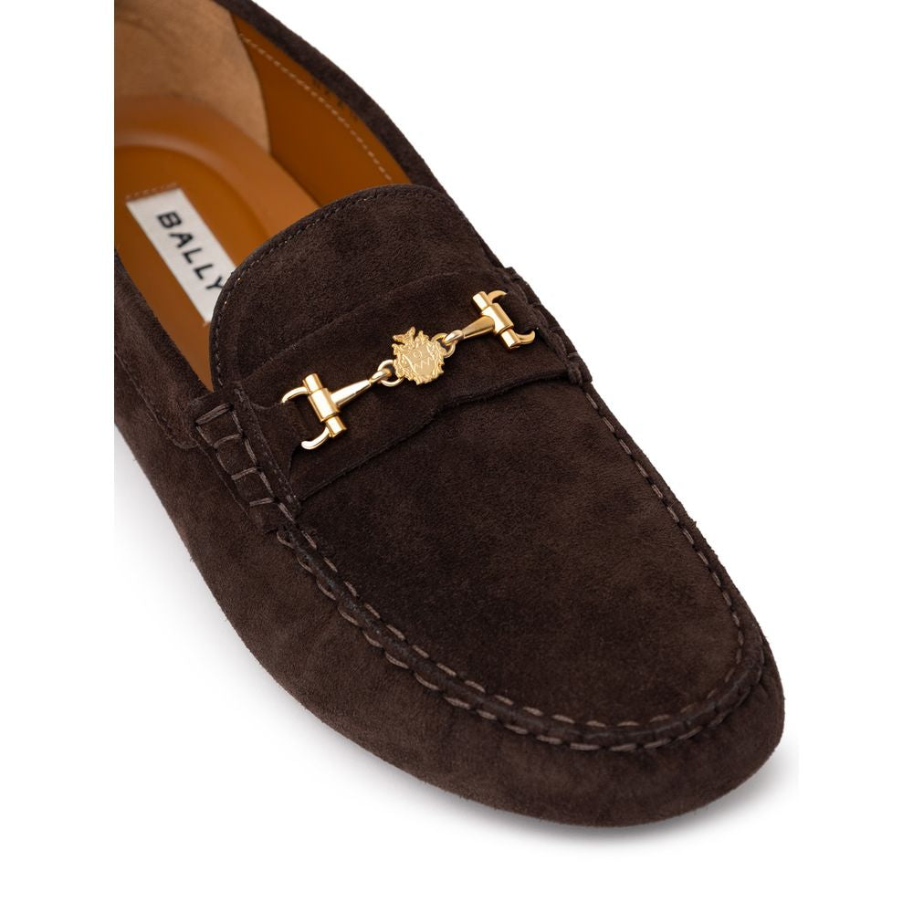 Bally Brown Leather Moccassin - ACCEXO