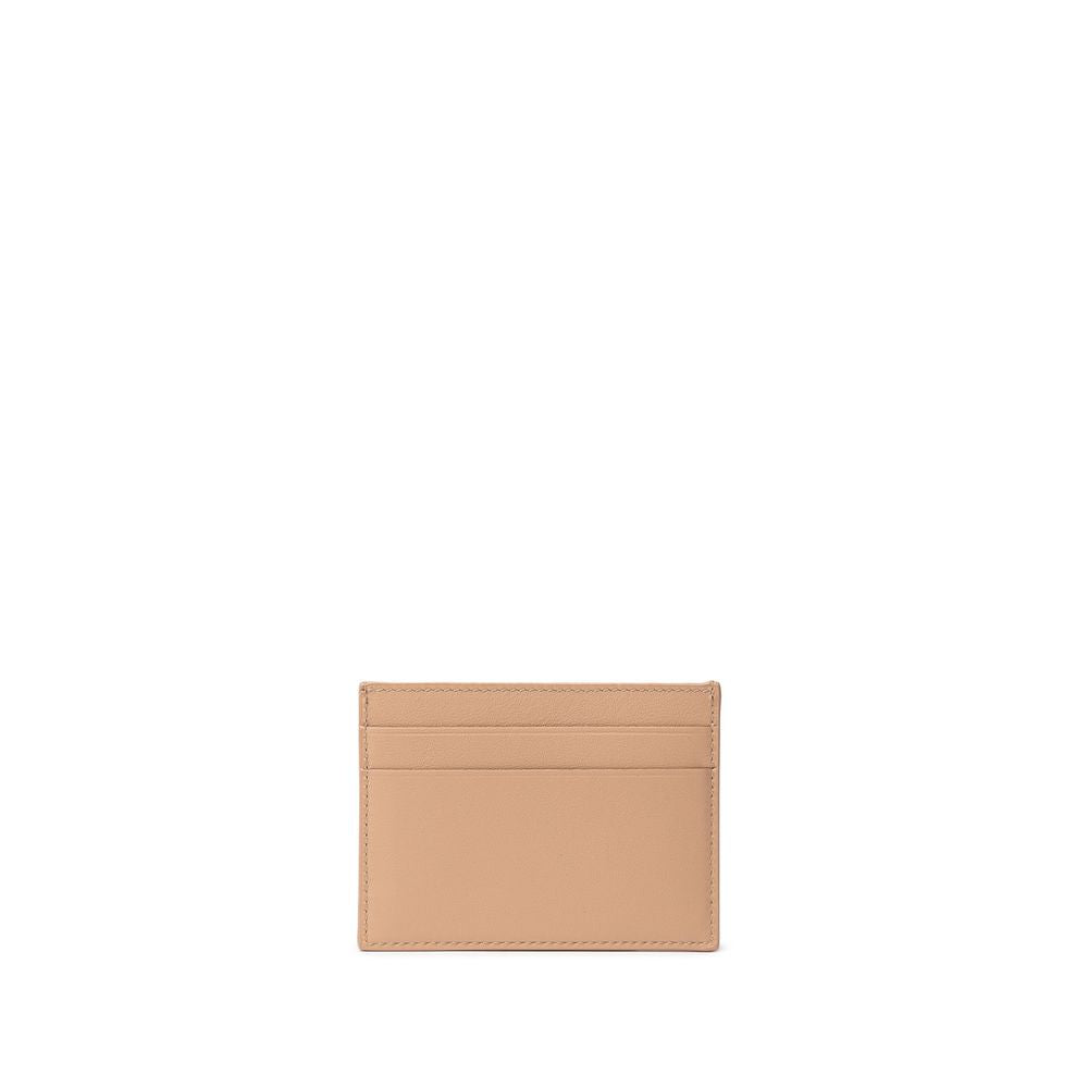 Balenciaga Beige Leather Cardholder - ACCEXO