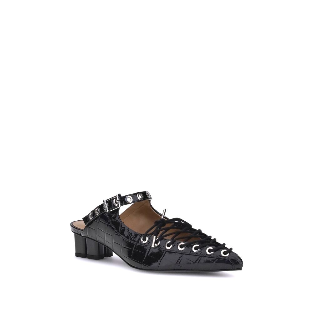 Ganni Oleatex laced Mules - ACCEXO