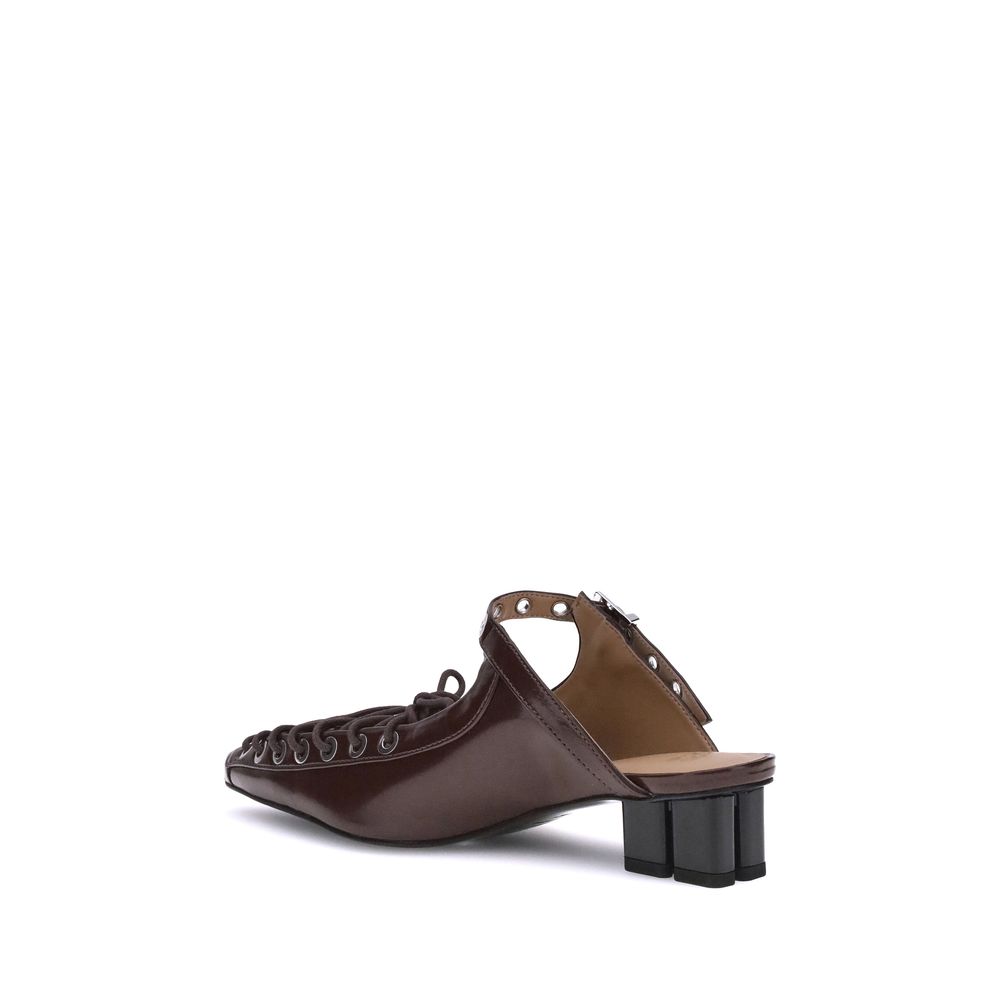 Ganni Oleatex laced Mules - ACCEXO