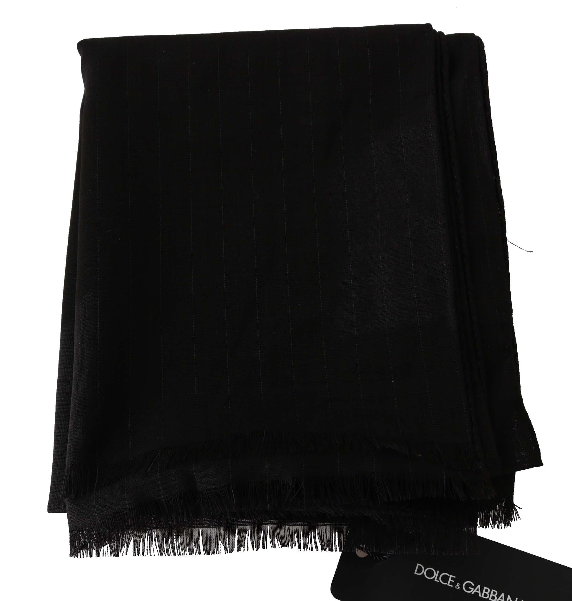 Dolce & Gabbana Elegant Striped Wool Men's Scarf - ACCEXO