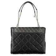 Guess Jeans Black Polyethylene Handbag - ACCEXO