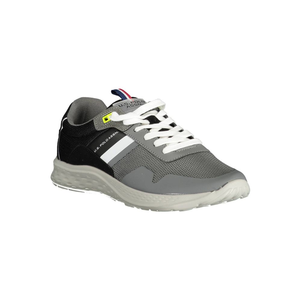 U.S. POLO ASSN. Gray Polyester Sneaker - ACCEXO