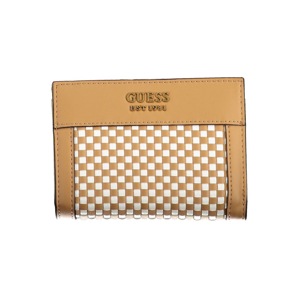 Guess Jeans Brown Polyethylene Wallet - ACCEXO