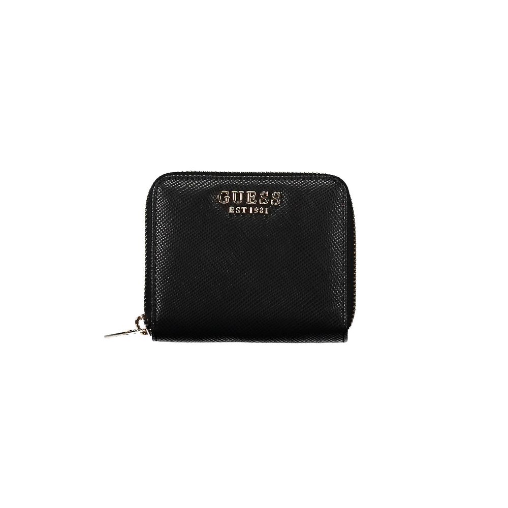 Guess Jeans Black Polyethylene Wallet - ACCEXO