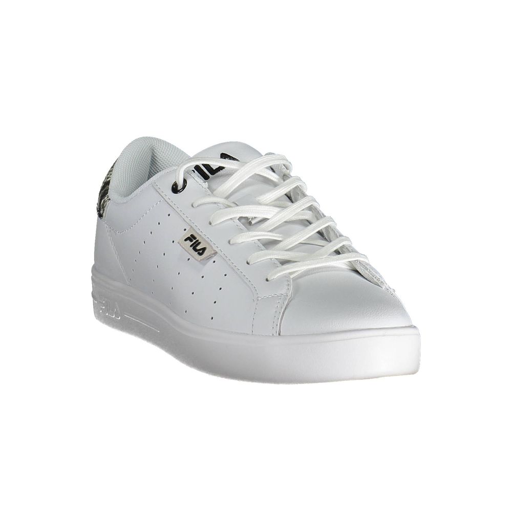 Fila White Polyester Sneaker - ACCEXO