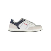 Carrera White Polyester Sneaker