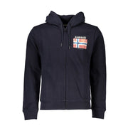 Napapijri Blue Cotton Men's Sweatshirt