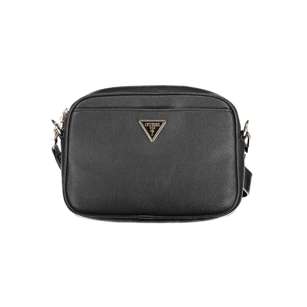 Guess Jeans Black Polyethylene Handbag - ACCEXO
