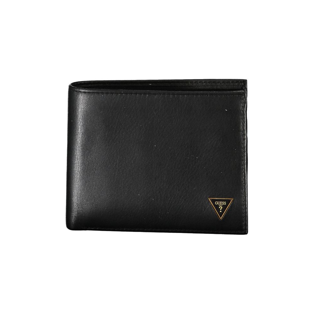 Guess Jeans Black Leather Wallet - ACCEXO