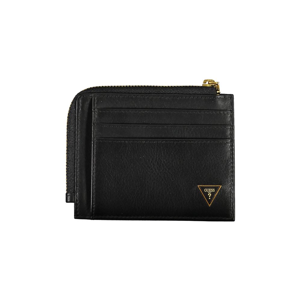 Guess Jeans Black Leather Wallet - ACCEXO