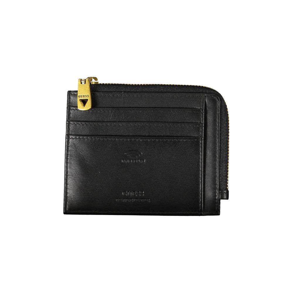 Guess Jeans Black Leather Wallet - ACCEXO