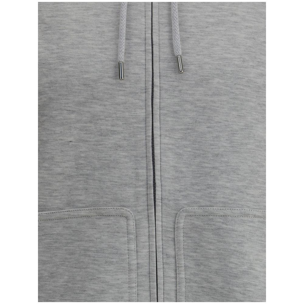 Brunello Cucinelli Monochrome Hoodie - ACCEXO