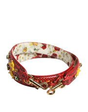 Dolce & Gabbana Multicolor Embellished Handbag Accessory Shoulder Strap for Women