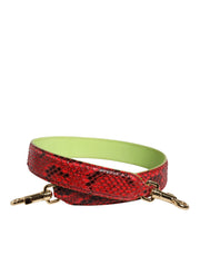 Dolce & Gabbana Red Exotic Leather Handbag Accessory Shoulder Strap for Women