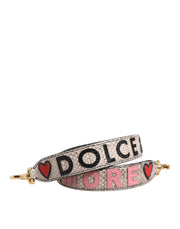 Dolce & Gabbana Multicolor DG AMORE Patch Bag Accessory Shoulder Strap - ACCEXO