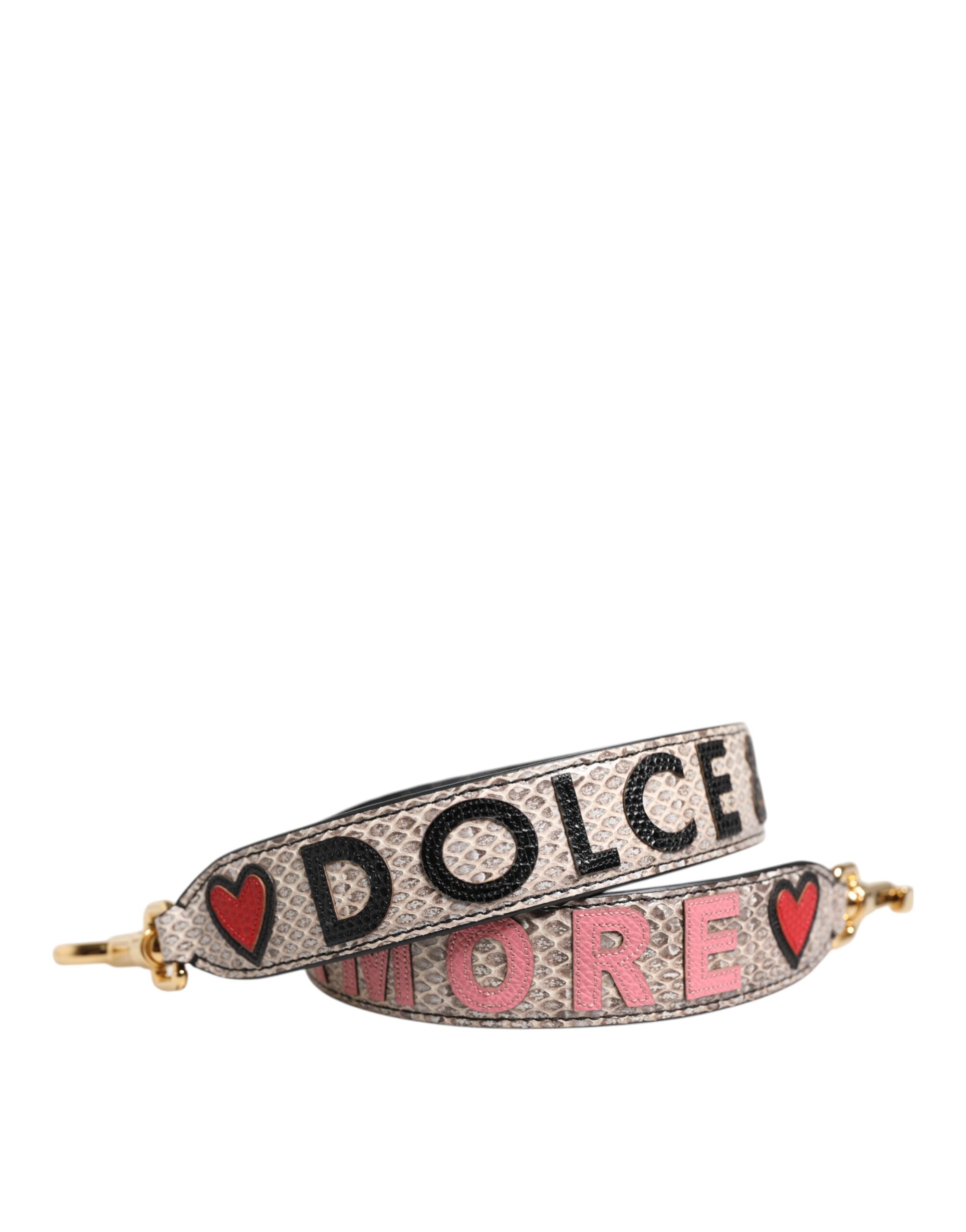 Dolce & Gabbana Multicolor DG AMORE Patch Bag Accessory Shoulder Strap - ACCEXO