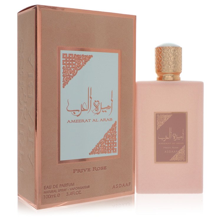 Lattafa Asdaaf Ameerat Al Arab Prive Rose by Lattafa All Over Spray for Women