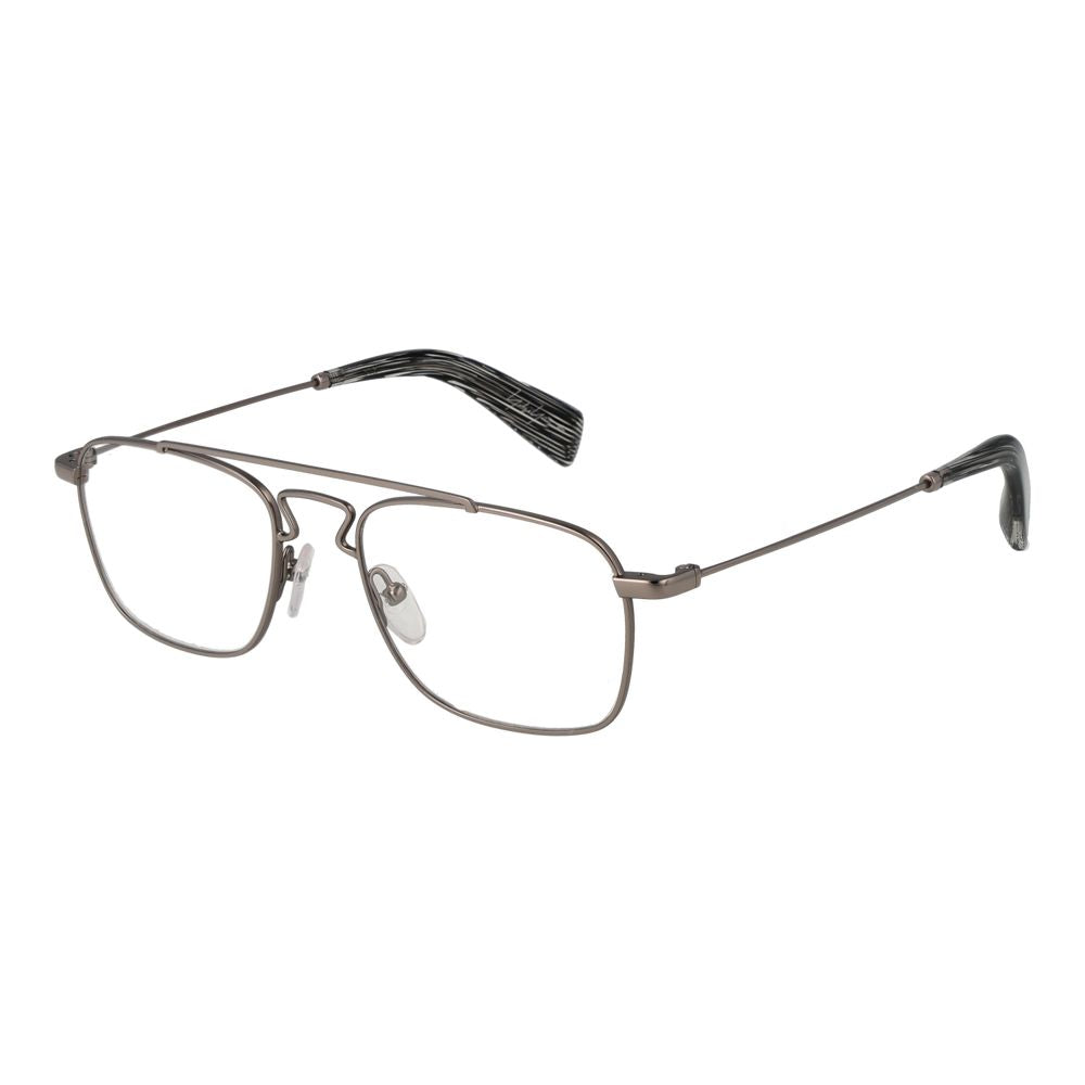 Yohji Yamamoto Silver Unisex Optical Frames - ACCEXO
