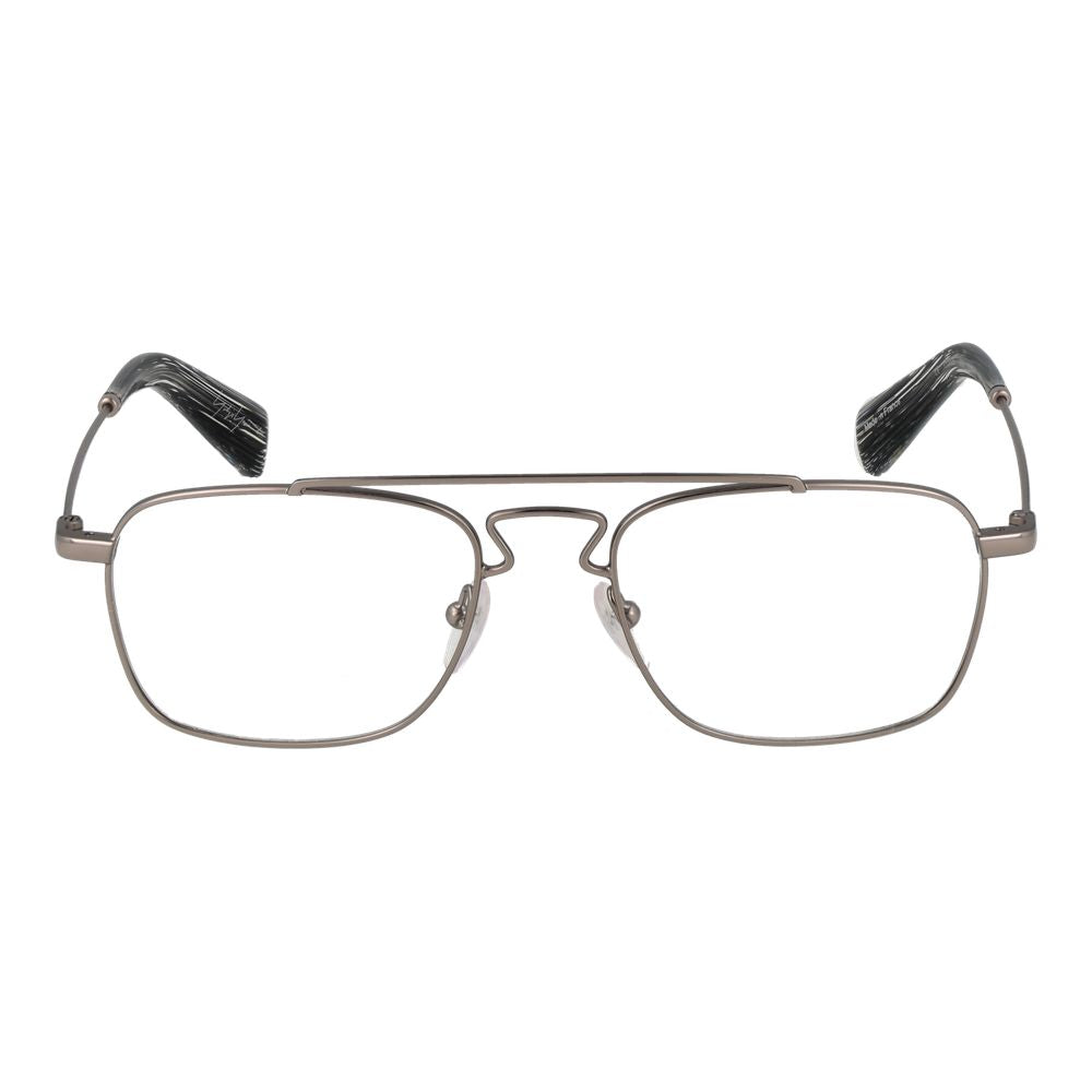 Yohji Yamamoto Silver Unisex Optical Frames - ACCEXO