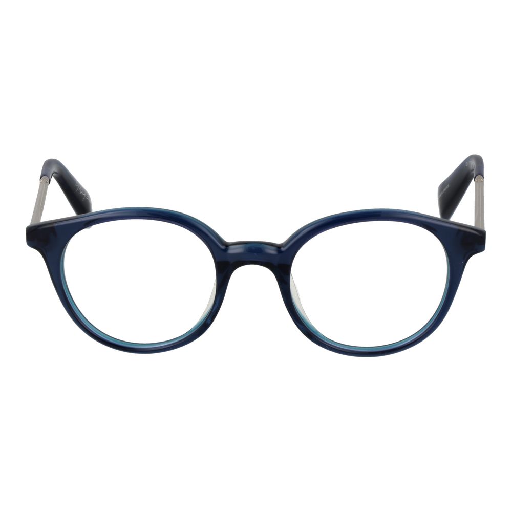 Yohji Yamamoto Blue Unisex Optical Frames - ACCEXO