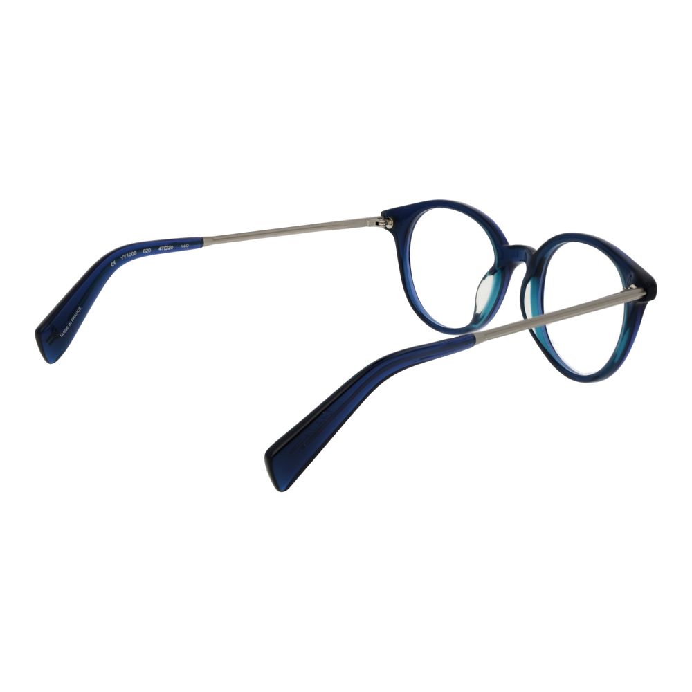 Yohji Yamamoto Blue Unisex Optical Frames - ACCEXO