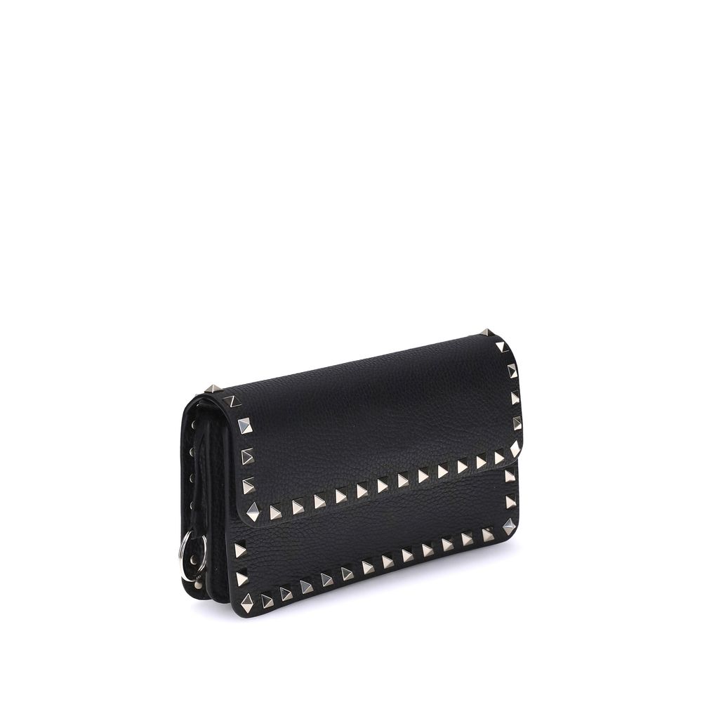 Valentino Garavani Rockstud Pochette with chain - ACCEXO