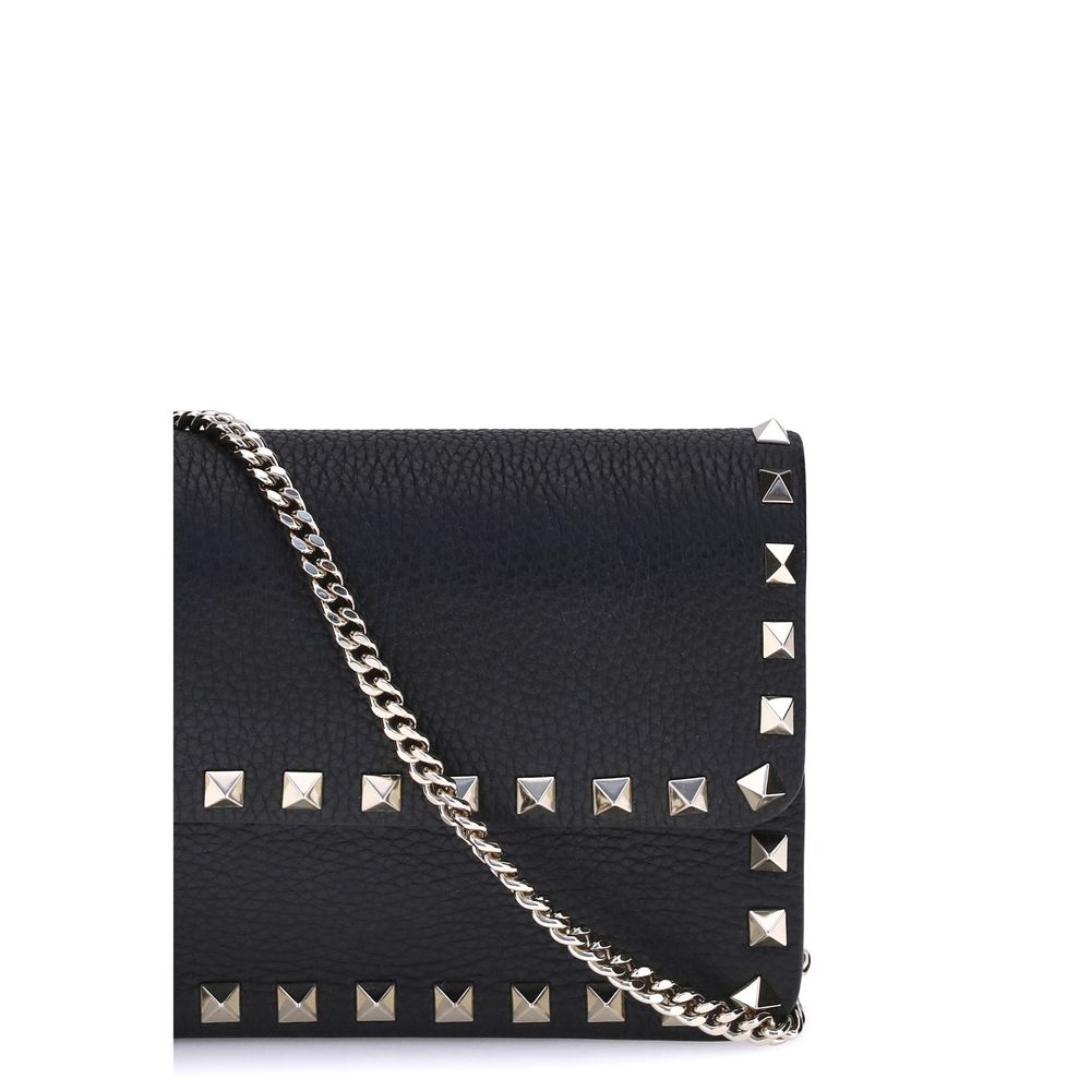 Valentino Garavani Rockstud Pochette with chain - ACCEXO