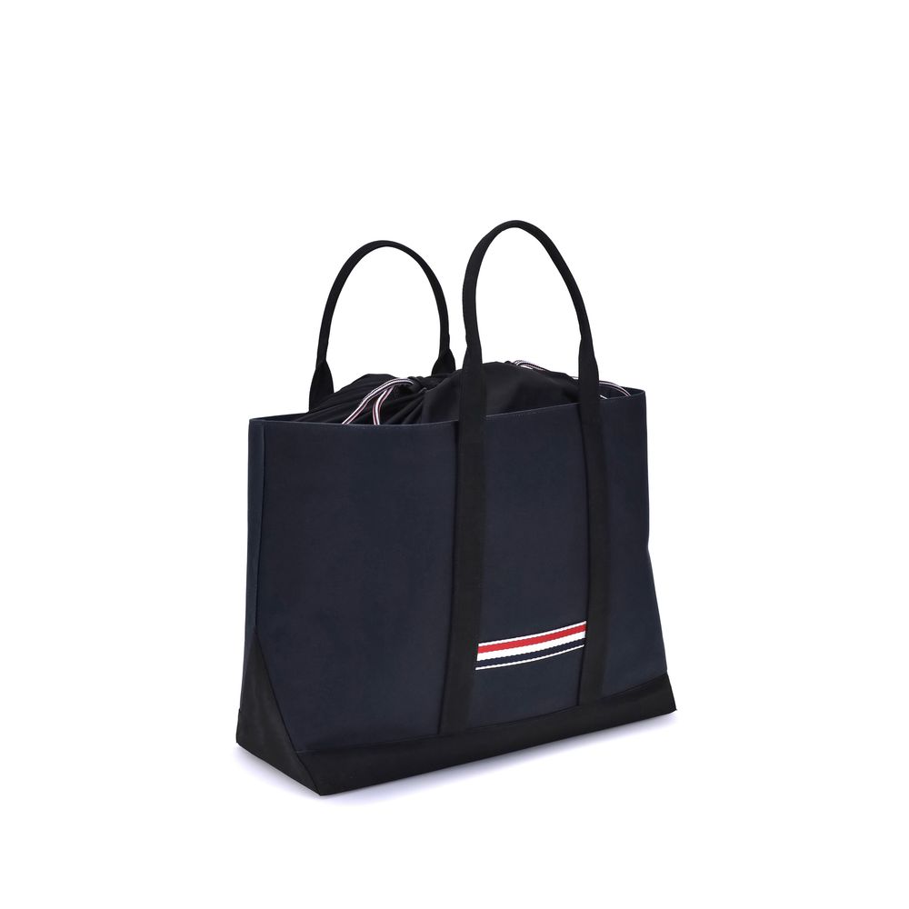 Thom Browne MEDIUM TOOL TOTE W/ DRAWSTRING OPENING I - ACCEXO
