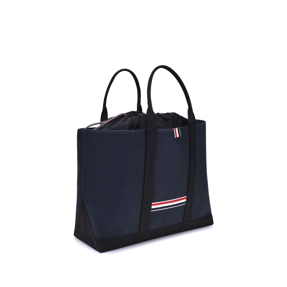 Thom Browne MEDIUM TOOL TOTE W/ DRAWSTRING OPENING I - ACCEXO