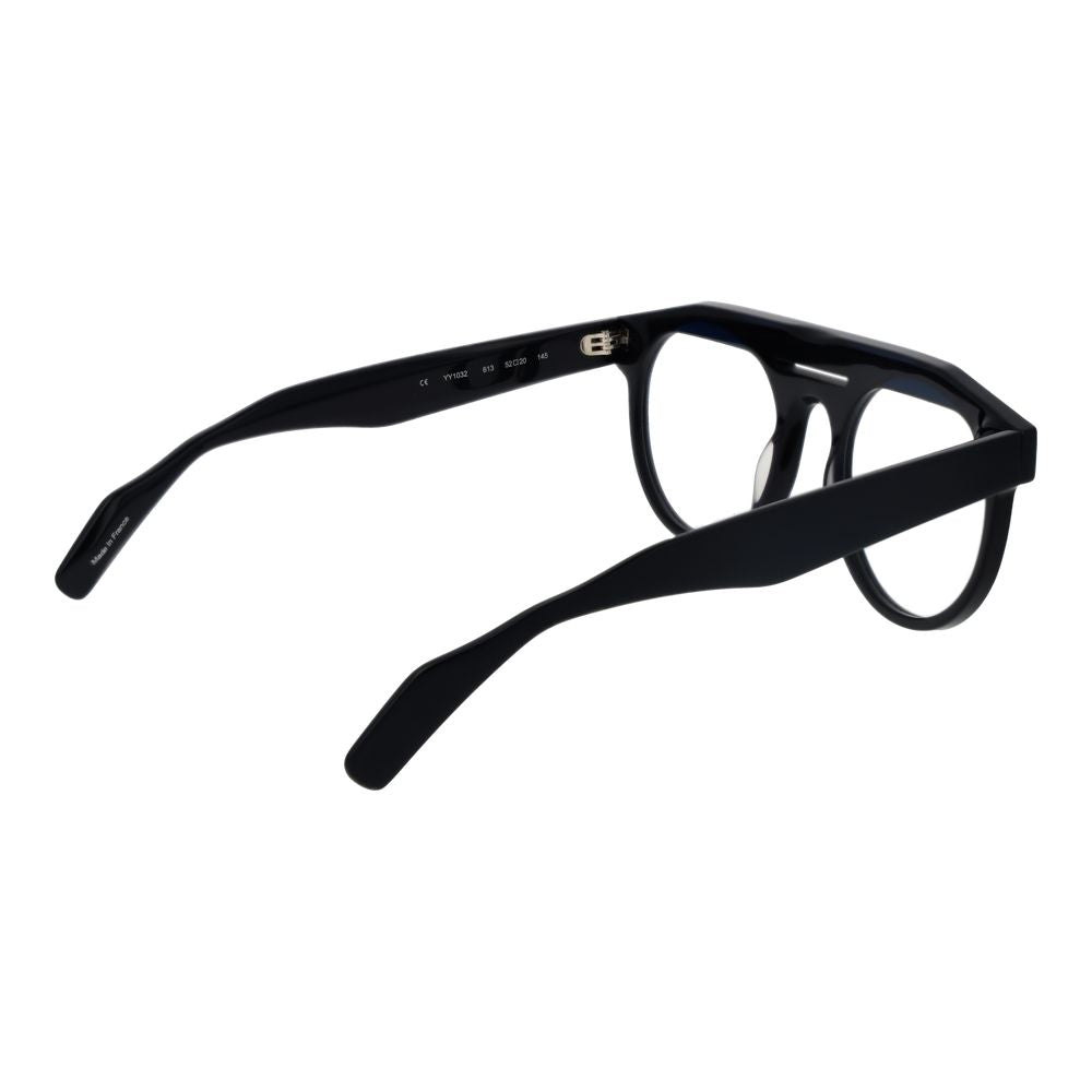 Yohji Yamamoto Black Men Optical Frames - ACCEXO