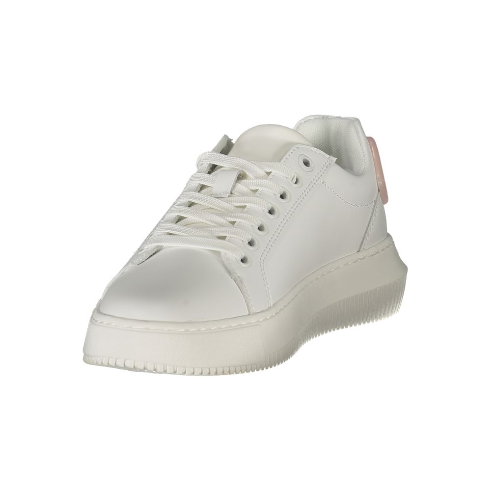 Calvin Klein White Polyurethane Women Sneaker