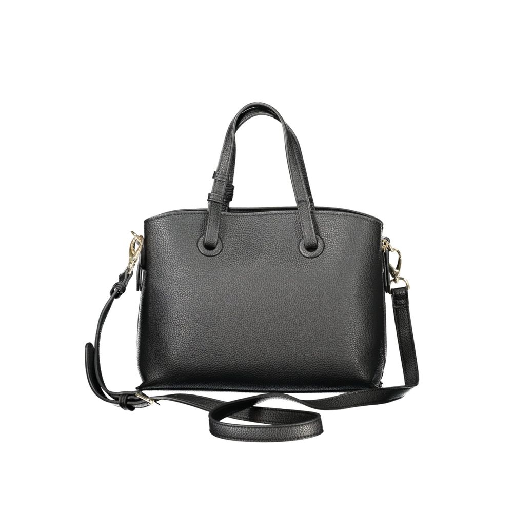 Mario Valentino Black Polyethylene Handbag