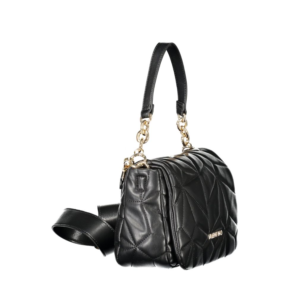 Mario Valentino Nero Poliuretano Women Shoulder Bag