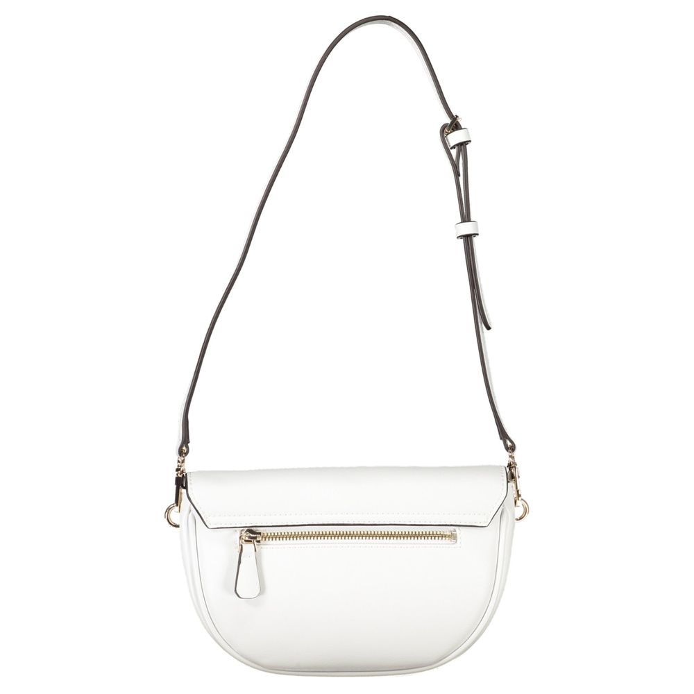 Guess Jeans White Polyethylene Handbag