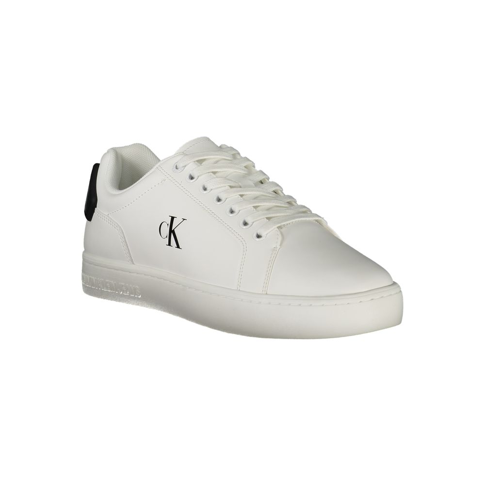 Calvin Klein White Polyester Sneaker