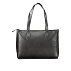 Mario Valentino Black Polyurethane Women Handbag