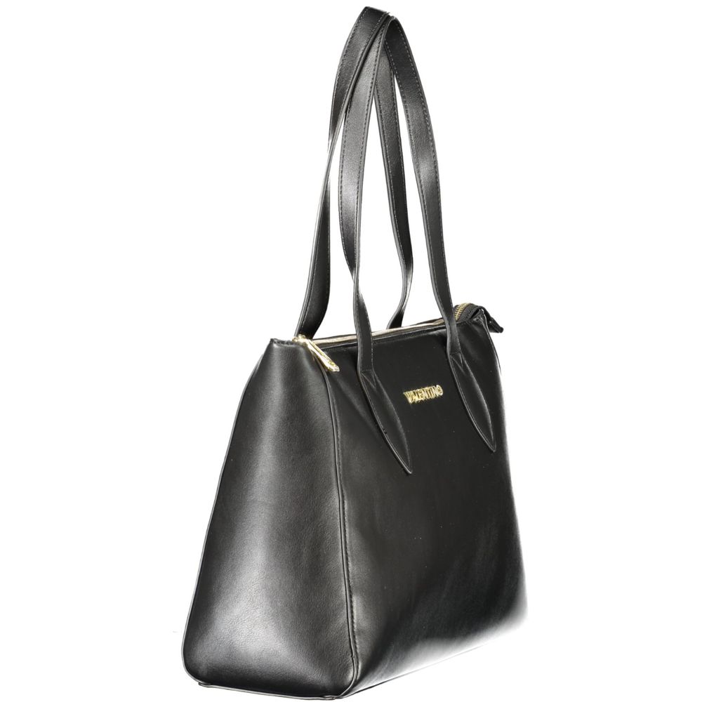 Mario Valentino Black Polyurethane Women Handbag
