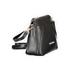 Mario Valentino Nero Polyurethane Women Shoulder Bag