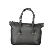 Mario Valentino Black Polyethylene Women Handbag