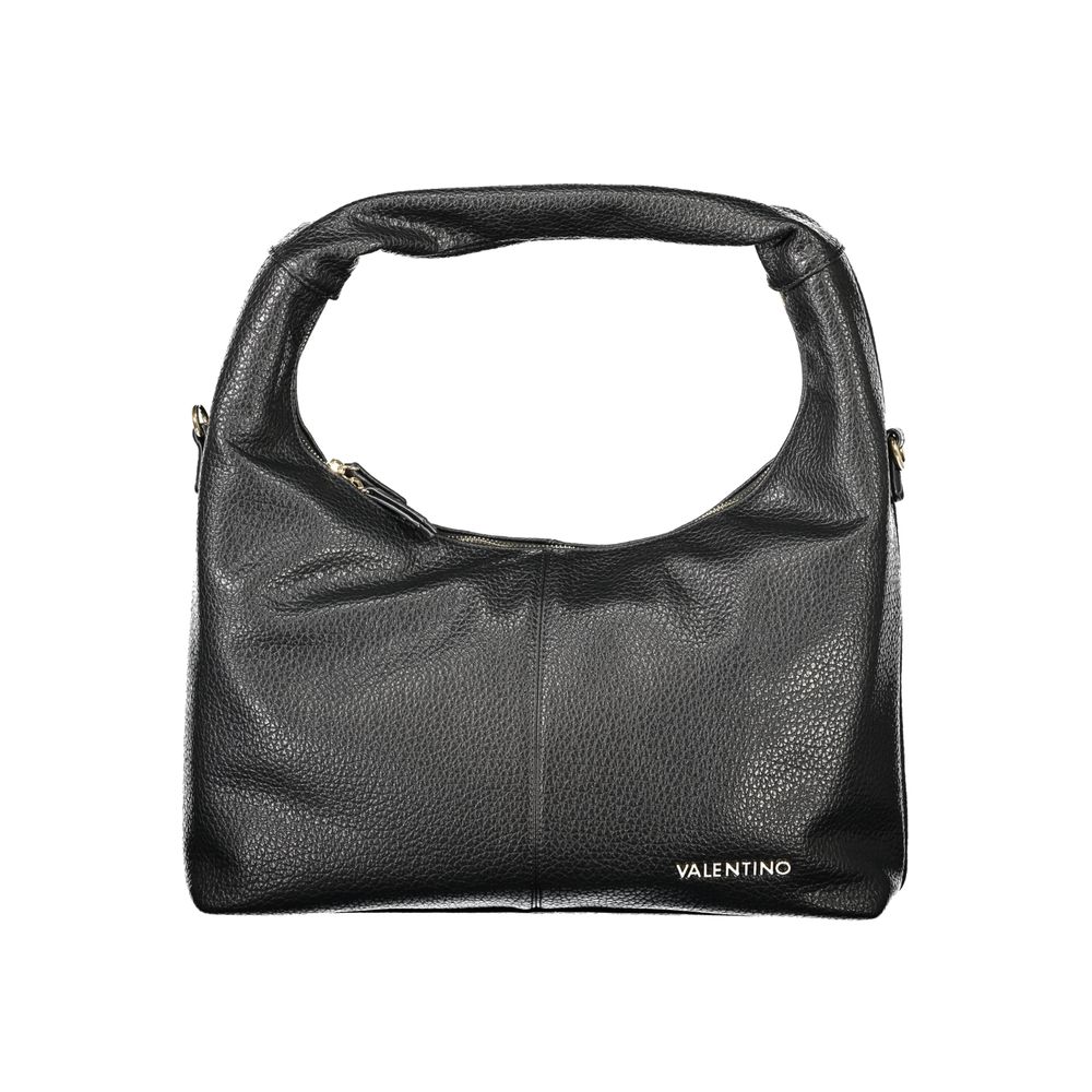 Mario Valentino Black Polyurethane Women Shoulder Bag