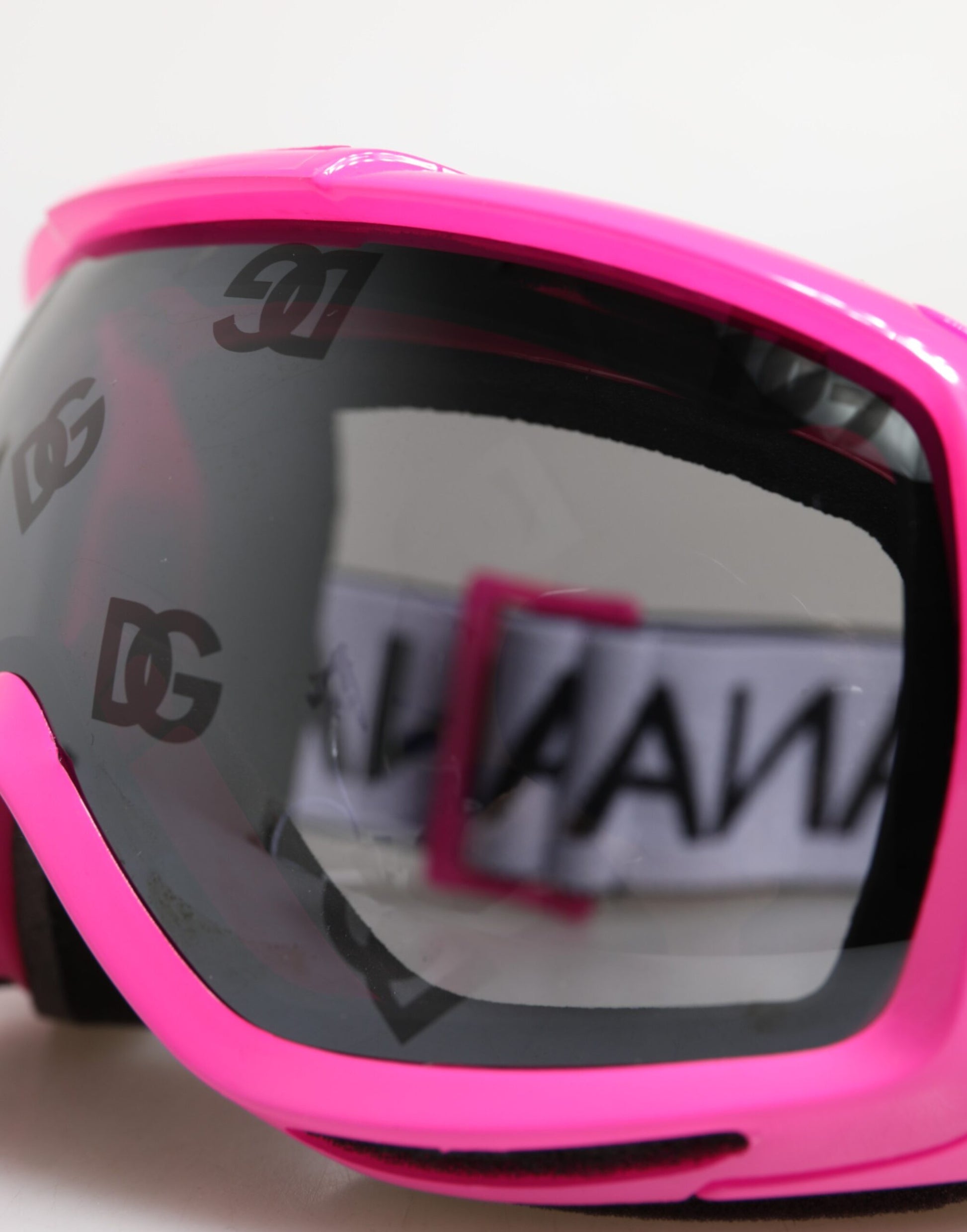Dolce & Gabbana Fuchsia Pink Logo Ski Goggles DG6182 Mask Sunglasses - ACCEXO