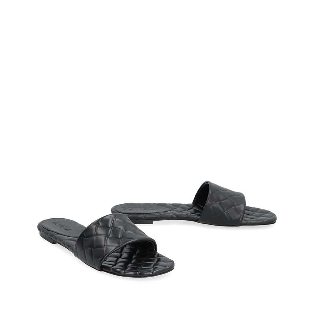 Bottega Veneta Amy Leather Mules - ACCEXO