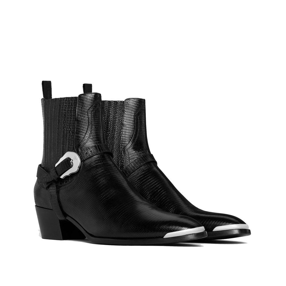 Celine Western Chelsea Isaac Harness Boots - ACCEXO