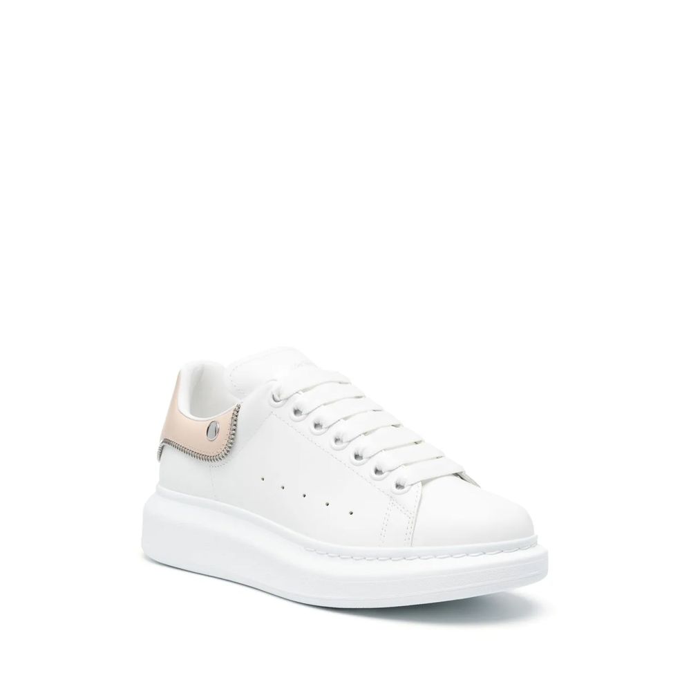 Alexander McQueen Oversized Leather Sneakers - ACCEXO