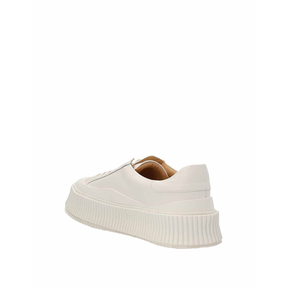 Jil Sander Maxi Sole Leather Sneakers - ACCEXO