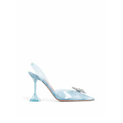 Amina Muaddi 95mm Rosie Glass Pumps - ACCEXO