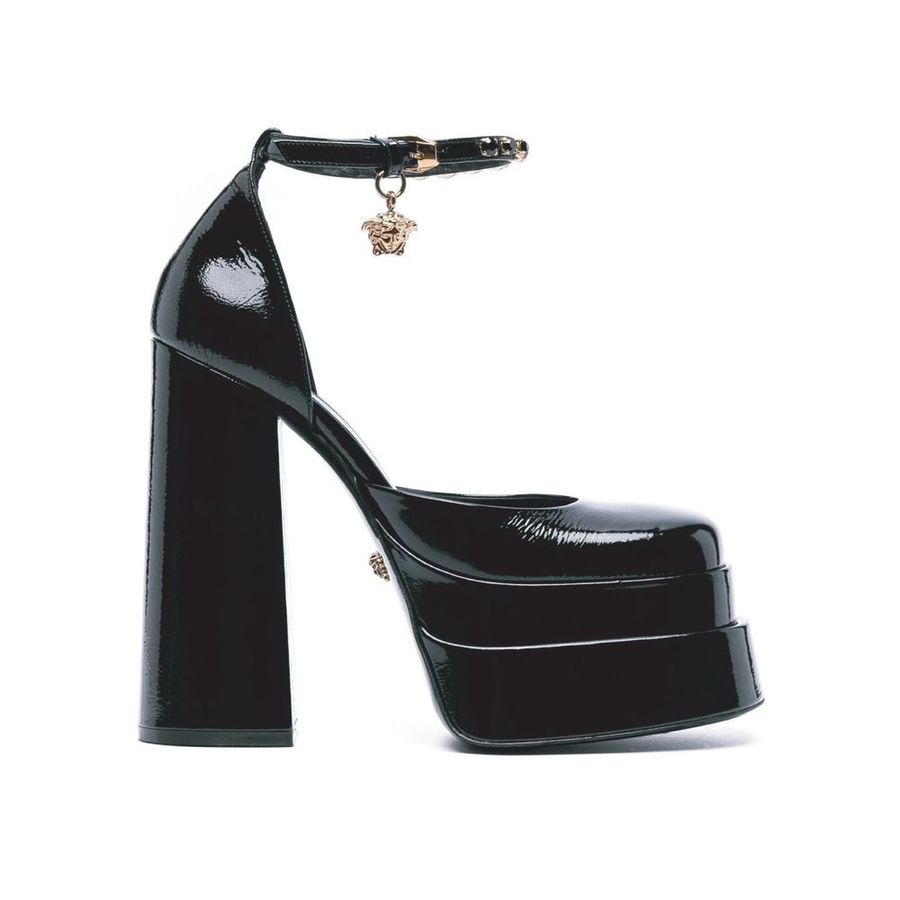 Versace Leather Platform Sandals - ACCEXO