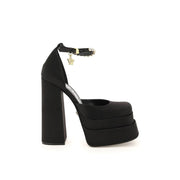 Versace Silk Satin Platform Pumps - ACCEXO